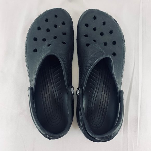 Men’s Black Crocs Size 12 Slip On Rubber Shoes main image 6